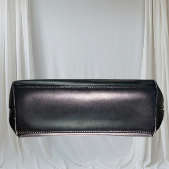 Roberta Di Camerino Black Red Leather R Logo Handbag - Picture 4 of 15